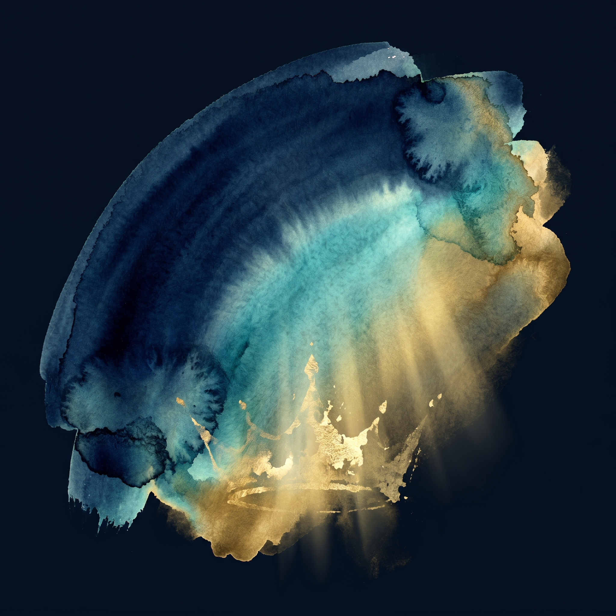 The crown of the King of Kings, rendered in light